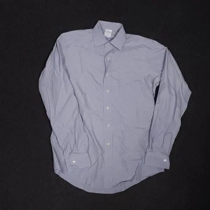 Brooks Brothers Stretch Oxford Shirt Mens 16-36 Slim Blue Long Sleeve Non Iron - Picture 1 of 11