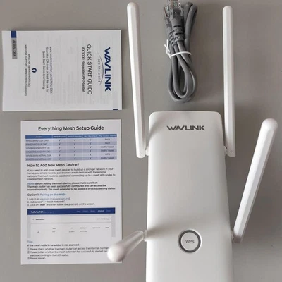 AX3000 WiFi 6 Router Repeater Wireless Amplifier Signal Booster Access Point EU - Image 1 of 4