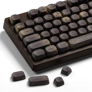 XVX Wood Keycaps,MOA PBT Keycaps Dye-Sublimation 130 pcs Keycap Set for Mecha... - Bild 1 von 7