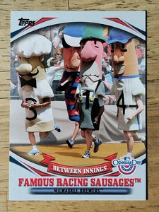 2014 Topps Opening Day Between Innings #BI6 Famous Racing Sausages - Picture 1 of 2