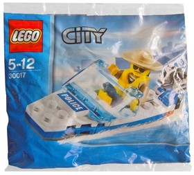 LEGO ~ 30017 ~ CITY ~ POLICE BOAT ~ NEW IN SEALED PACKAGING