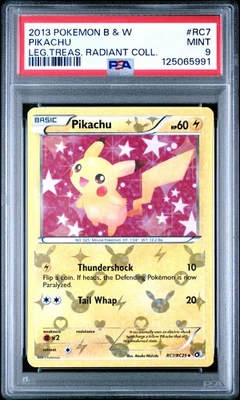 2013 POKEMON LEGENDARY TREASURES PIKACHU #RC7 HOLO PSA 9 MINT #125065991 - Image 1 of 2