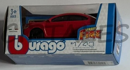 Bburago Subaru WRX STI 2017 Street Fire - Scala 1:43 burago 1/43 Rosso - Immagine 1 di 1
