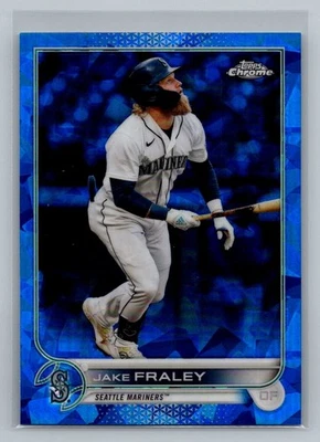 2022 Topps Chrome Update Sapphire Edition Jake Fraley #US43 - Image 1 of 2
