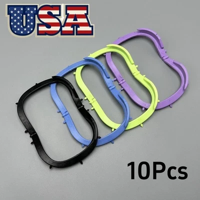 Soporte de película de rayos X plegable dental con marco de presa de goma de plástico 10 piezas EE. UU. Foto 1 de 4