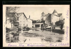 AK Pamproux, Die Mühle und die Überreste der alten Priorin  - Bild 1 von 2