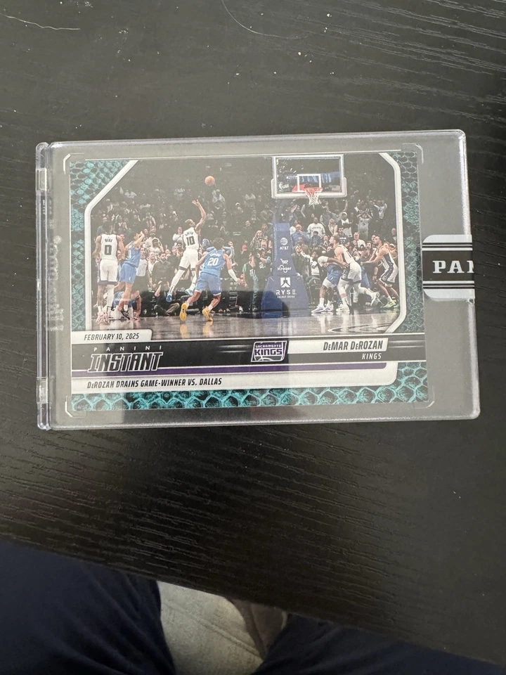 ¡¡Baloncesto instantáneo DeMar DeRozan 1/1 Kings Panini!! Último segundo disparo Foto 1 de 4
