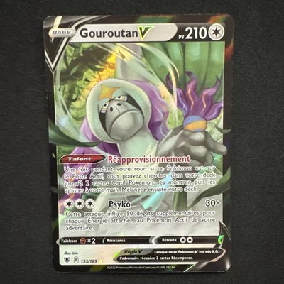Pokémon Espada y Escudo Resplandor Astral Francés Gouroutan V 133 Foto 1 de 2