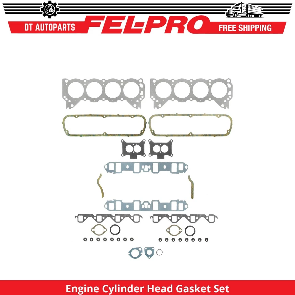 Juego de juntas de culata de motor V8 de 3,6 L Fel-Pro para Mercury Comet 1962-1963 Foto 1 de 1