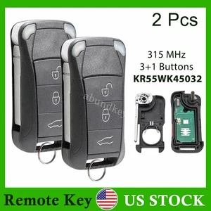 2 For 2006 2007 2008 2009 2010 2011 Porsche Cayenne Keyless Remote Car Key Fob - Picture 1 of 9