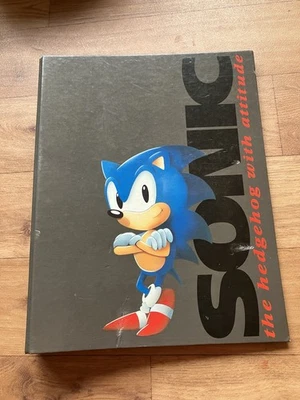 Sega Enterprises Sonic The Hedgehog con carpeta Attitude carpeta de anillo 1992 Foto 1 de 4