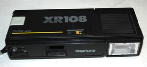 Keystone XR108 Vintage Black Film Pocket Camera - EverFlash - Picture 1 of 4