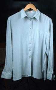 Damen Shirt Bluse Crepe de Chine, Krepp, Kunstseide Vintage - Bild 1 von 15