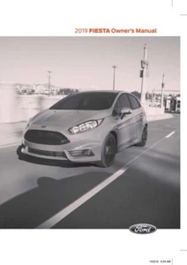 2019 Ford Fiesta Owners Manual User Guide - Picture 1 of 1