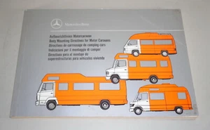 Directrices De Montaje Mercedes Benz Transporter Camper Autocaravana De 1990 - Imagen 1 de 1