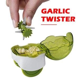 Manual Mini Roller Wheel Garlic Cutter Chopper Garlic Crusher Vegetable Grinding - Picture 1 of 12