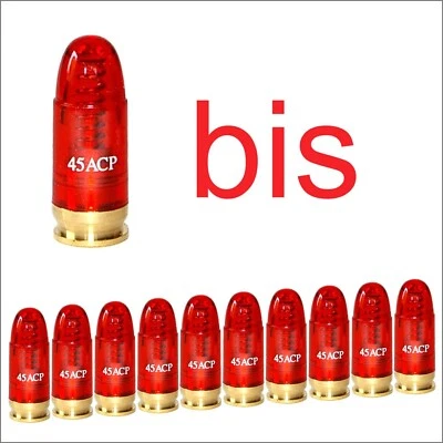 FIRST-DOT Pufferpatronen: .45 ACP, .45 A.C.P. - Metallboden, Messing Schlagfläche TOP!
