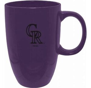 Colorado Rockies MLB 2813 Team Color Ceramic Coffee Mug Tea Cup 22 oz Purple