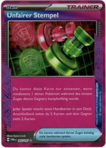 Pokémon Unfairer Stempel ACE Rare Maskerade im Zwielicht TWM 165/167 NM Deutsch - Bild 1 von 1