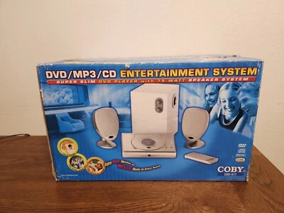 Vintage Coby CD DVD Player DVD-417 Surround Sound New Open Box  - Image 1 of 4
