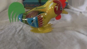TPS JAPAN COCK A DOODLE TIN WINDUP - Picture 1 of 6