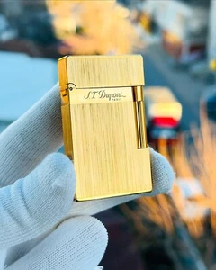 Encendedor St. Dupont Gold Brushed Flint Ligne 2 (BNWB) - Imagen 1 de 3