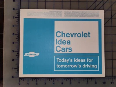 Chevrolet 1964 concept cars folleto carpeta original Corvette Stingray Corvair Foto 1 de 3