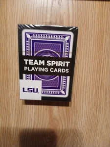 Strumpf Füller/Geschenk!! 🐯 LSU Tigers 🐯Teamgeist Spielkarten. Pokergröße - Bild 1 von 4