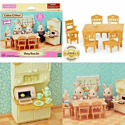 Calico Critters Dining Room Set • 15.12$