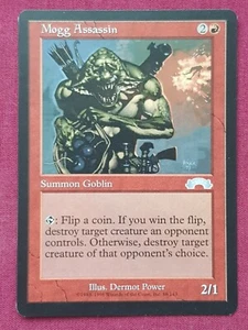 Magic The Gathering EXODUS MOGG ASSASSIN red card MTG - Picture 1 of 2