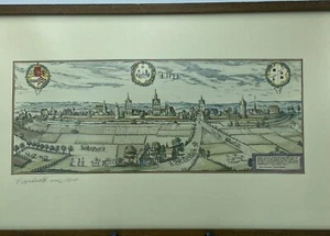 Lippstadt, Germany Hand Coloured Map Original by Georg Braun & Frans Hogenberg - Picture 1 of 14