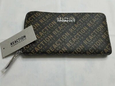 Kenneth Cole Reaction - Logotipo Tan Bias - Carteira Molly  - Imagem 1 de 4