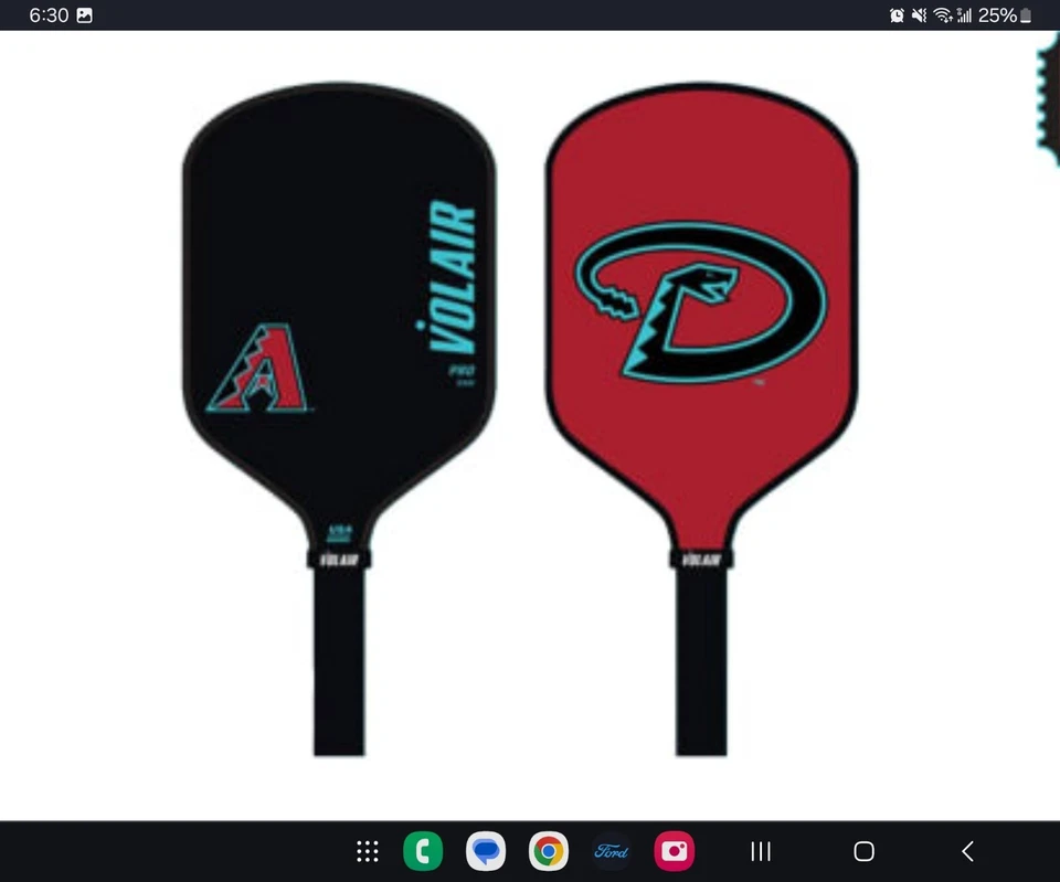 Arizona Diamondbacks Volair Pickleball Paddle LIMITED EDITION Rare NEW Special