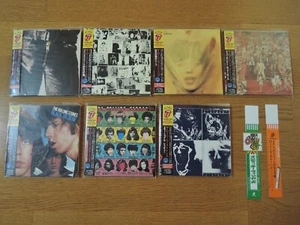 Rolling Stones PROMO OBI + 7 Japan Mini LP CD Set #4 Factory Sealed Ron Keith - Picture 1 of 3