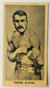1938 Cartledge Razors Famous Prize Fighters Glossy #21 Frank Slavin (A) - Bild 1 von 2