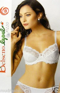 REGGISENO LEPEL CON PIZZO FERRETTO BIANCO NERO FARD TG DA 3 A 7 COPPA B-C-D -251 - Bild 1 von 1
