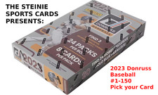 ** 2023 Donruss Baseball Base Cards #1-150 Pick your Card **
