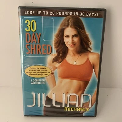 JILLIAN MICHAELS 30 Day Shred workout exercise fitness DVD. BRAND NEW, SEALED! - Image 1 of 3