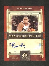 2006-07 SP Signature Edition Marks of Distinction /50 Brandon Roy Rookie Auto RC