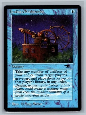 Magic the Gathering Antiquities Drafna's Restoration MTG TCG CCG - Image 1 of 2