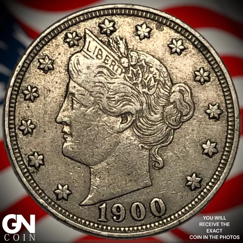 1900 Liberty V Nickel  Q6142 Cover