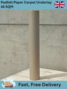 Floor Lining Paper Underlay | Paper Felt | Padfelt | Carpet Underlay | 45 SQM - Picture 1 of 2