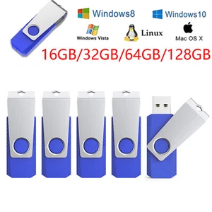 1-5PCS USB Flash Drives 16GB, 32GB, 64GB, 128GB Memory Sticks Storage USB Stick - Picture 1 of 27