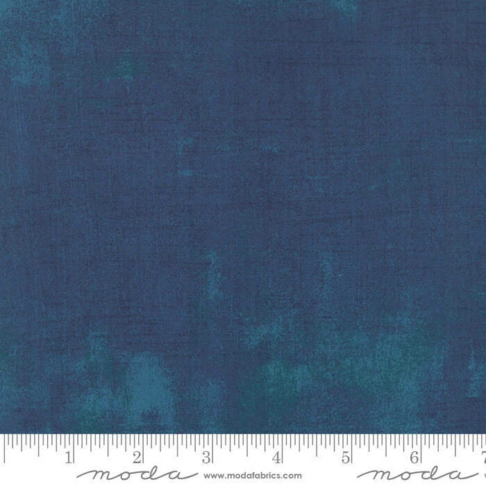 Moda GRUNGE BASICS Prussian Blue 30150 307 Quilt Fabric By The Yard - Basic Grey - Image 1 of 1
