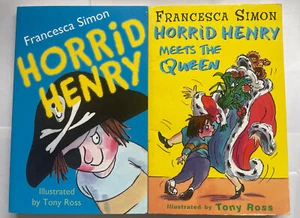 Zwei 2 Horrid Henry Bücher (meets the Queen) von Francesca Simon Taschenbuch Neu/Gebraucht - Bild 1 von 4