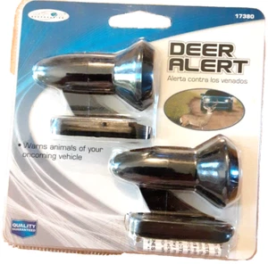 Custom Accessories Deer Alerts 17380 Deer / Animal Alert Whistles - BLACK - NIP - Picture 1 of 6