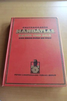 Handatlas von 1927 Karte und 1000 Bilder China Honkong Japan Deutsches Reich USA - Bild 1 von 4