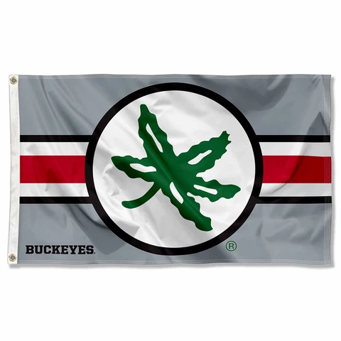 Ohio State Buckeyes Buckeye Leaf Large Outdoor Flag Cover
