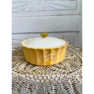 Vintage 1960er Avon leere Pulverbox Topas Juwel Top Waschtisch Dekor - Bild 1 von 10