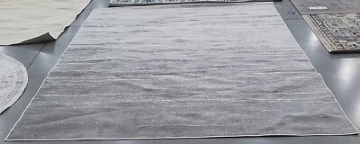 IVORY / SILVER 8'-0" x 10'-0" Back Stain Rug, Reduced Price 1172761275 ADR113B-8 - Image 1 of 4